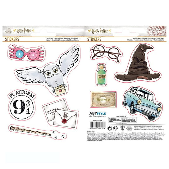 Naklejki Harry Potter - 16X11Cm/ 2 Arkusze - Magical Objects 2 ABYstyle