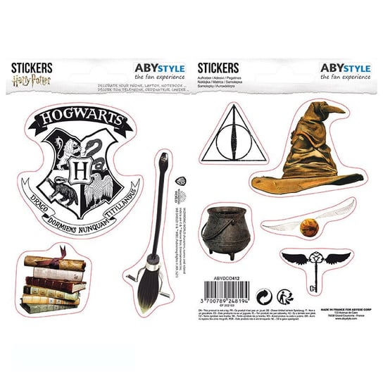 Naklejki Harry Potter - 16X11Cm/ 2 Arkusze - Magical Objects ABYstyle