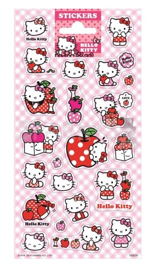 Naklejki Hello Kitty 22 szt Inna marka
