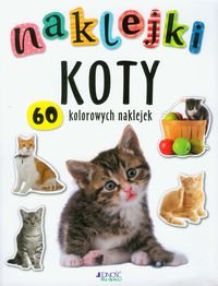Naklejki koty. 60 kolorowych naklejek Opracowanie zbiorowe