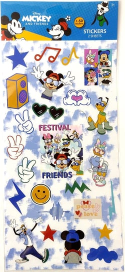 Naklejki Miki I Przyjaciele +/- 50 Sztuk W&O