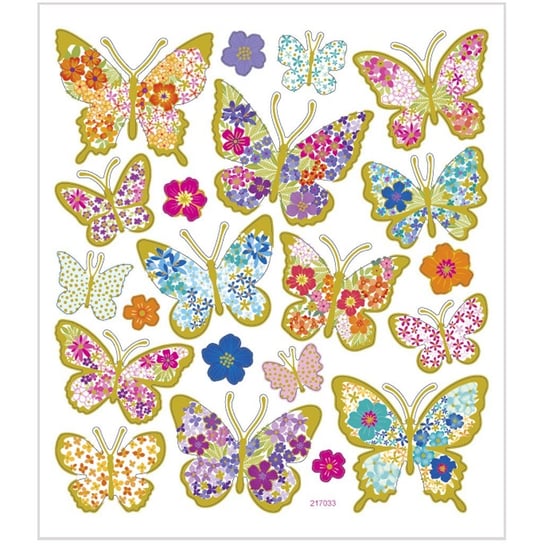 Naklejki, Motyle w kwiaty Creativ Company