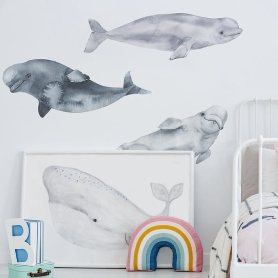 Naklejki Na Ścianę Dla Dzieci Dekoracjan, Oceanic World - Delfiny Dekoracjan