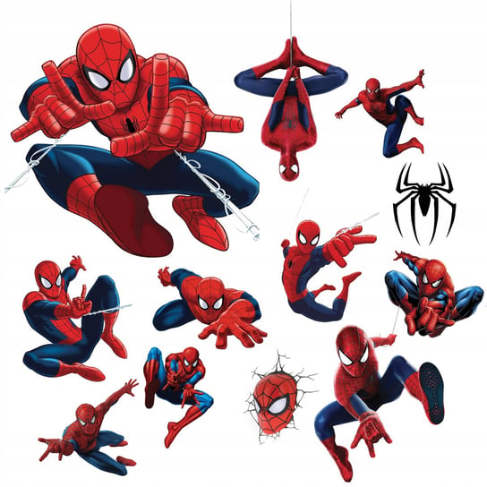 Naklejki Na Ściane Duże Spider Man Marvel Z2 Inna marka