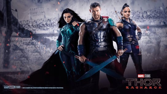 Naklejki na ścianę poster MARVEL AVENGERS THOR RAGNAROK 90X60 - Atram ...