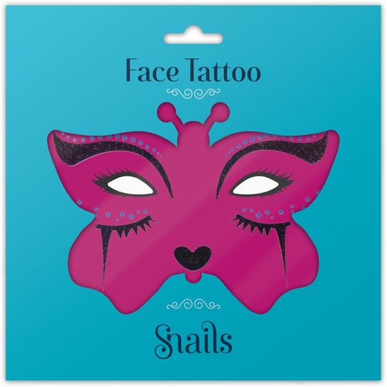 Naklejki na twarz Face Tattoo Snails - Midnight Cat Snails