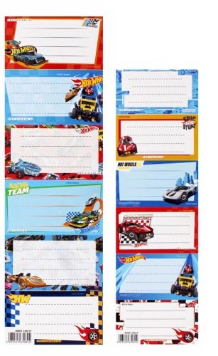 Naklejki na zeszyt Hot Wheels STARPAK 536019 Starpak