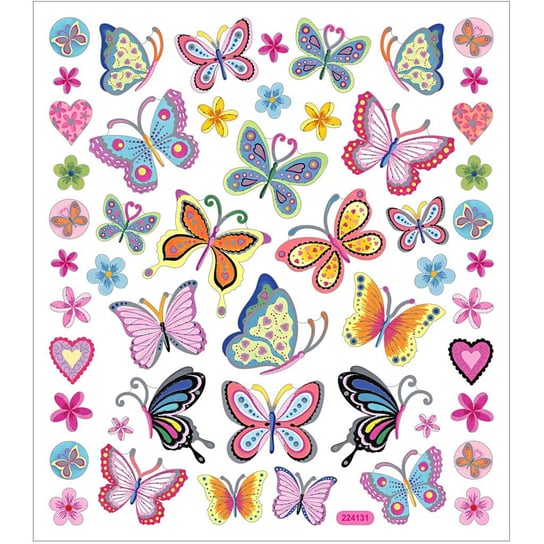 Naklejki ozdobne, Kolorowe Motyle Creativ Company