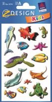 Naklejki papierowe, morskie zwierzęta Avery Zweckform