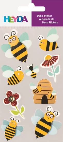 Naklejki pszczoły, 1arkusz Heyda