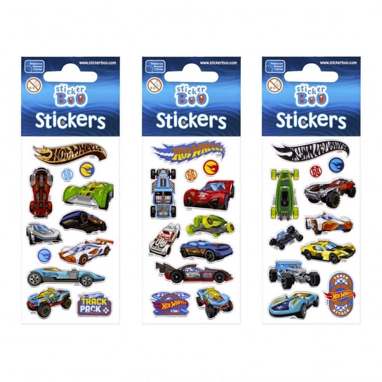 Naklejki samochody Hot Wheels Sticker Boo 262434 Sticker Boo