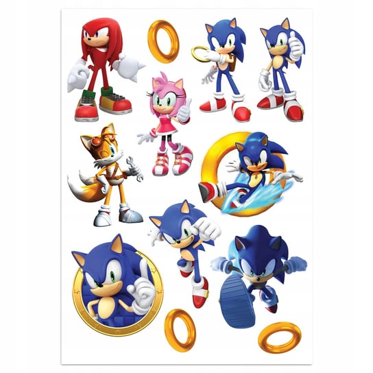 Naklejki Sonic Dekoracje Postacie A4 Z2 Propaganda