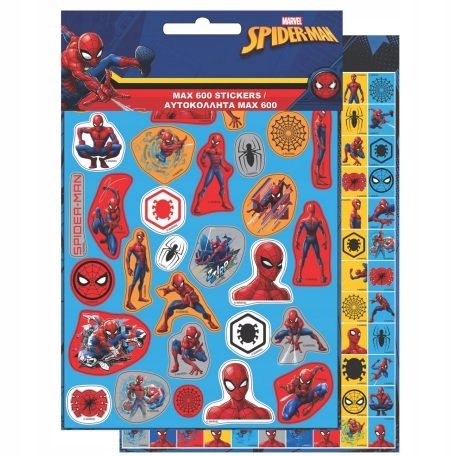 Naklejki Spiderman 600 Sztuk Inna marka