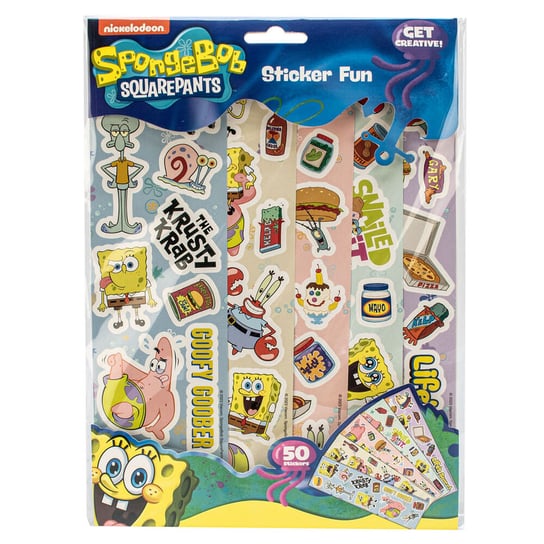 Naklejki SpongeBob Kanciastoporty (50 szt.) Inna marka