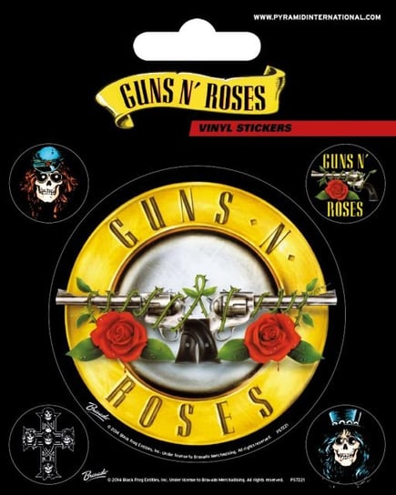 Naklejki winylowe Guns N Roses (Bullet Logo) Pyramid International