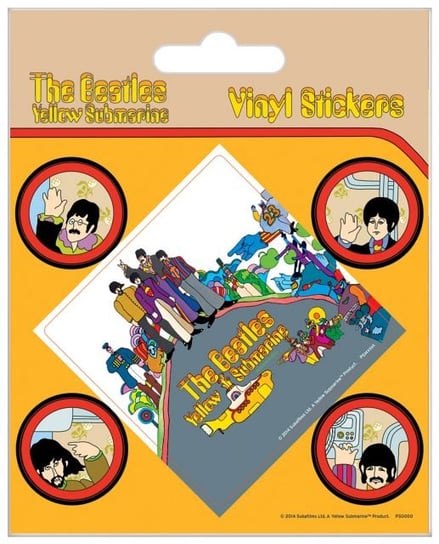 Naklejki winylowe The Beatles (Yellow Submarine) The Beatles
