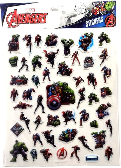 Naklejki Wypukłe Avengers Ok. 50 Sztuk W&O