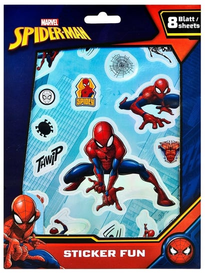 Naklejki Zestaw Metaliczne Spiderman 330 Szt Undercover