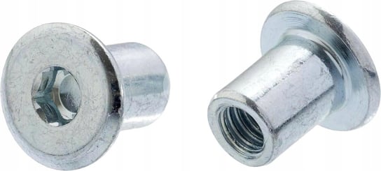 Nakrętka meblowa łeb płaski Ericsona M10 23x18 ocynk 1 sztuka Maro