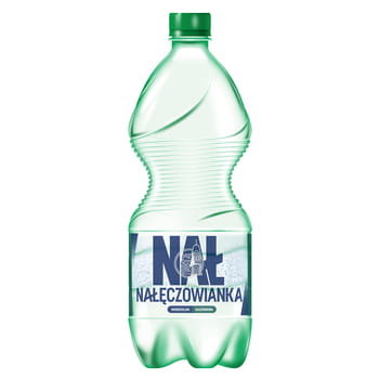 Nałęczowianka Naturalna woda mineralna gazowana 1 l PET Nałęczowianka