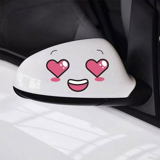 Nalepka Naklejka 3D Na Samochód Lusterko Trójwymiarowa Love Minka Inna marka