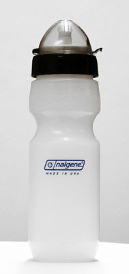 Nalgene, Bidon, All-Terrain Bottles, Natural, LDPE, BLACK Closures, biały, 650 ml Nalgene