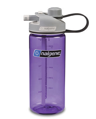 Nalgene, Bidon, MultiDrink, Purple with Gray Cap, fioletowy, 600 ml Nalgene
