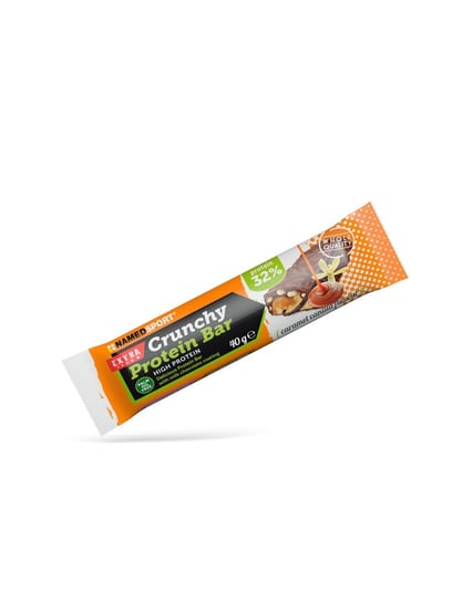 Namedsport Crunchy Protein Bar Baton wysokobiałkowy o smaku karmelowo - waniliowym  40 g Namedsport