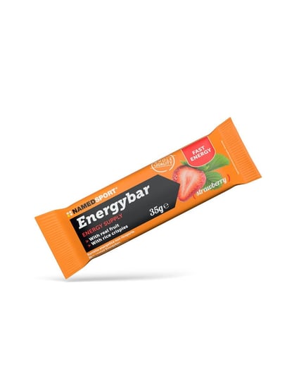 Namedsport Energy Bar Baton o wysokiej zawartości węglowodanów o smaku truskawkowym 35 g Namedsport