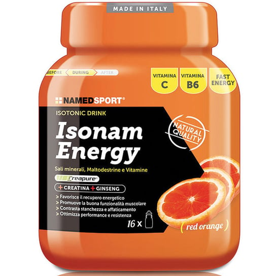 Namedsport Isonam Energy 480G Napoj Izotoniczny Red Orange Namedsport