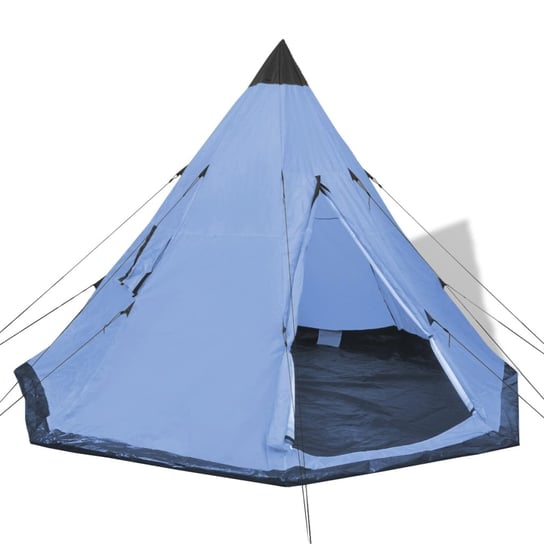 Namiot biwakowy 4-osobowy, 365x365x250 cm, jasnoni Zakito