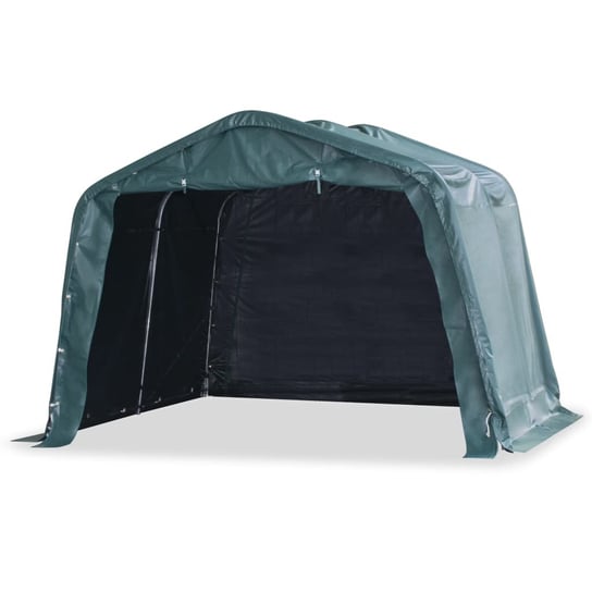 Namiot dla bydła, PVC 550 g m², 3,3 x 3,2 m, ciemnozielony vidaXL