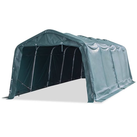 Namiot dla bydła, PVC 550 g m², 3,3 x 8 m, ciemnozielony vidaXL