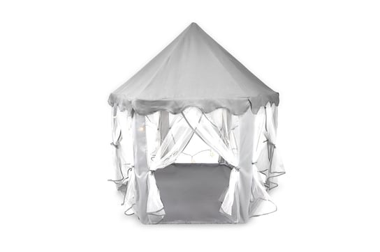 Namiot dla dzieci Pałac - Zamek z lampkami LED - szary Sapphire
