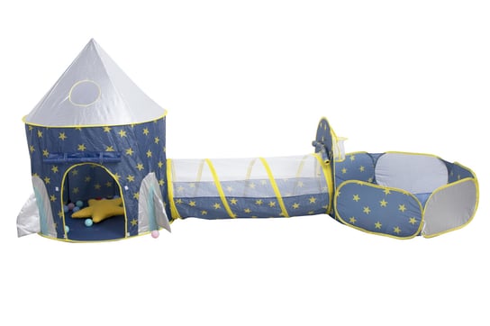 Namiot dla dzieci z tunelem i suchym basenem MR7020BLUE Aga4Kids