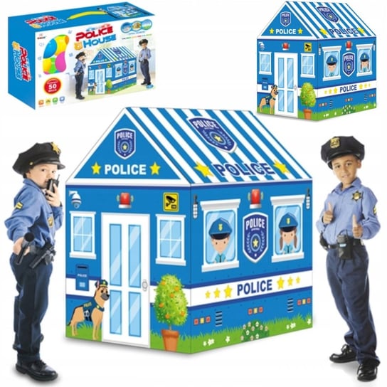 Namiot Domek Policja Dla Dzieci Dwa Wejścia 5010P LUXMA