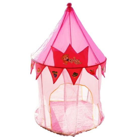 Namiot domek zamek dla dziewczynki do ogrodu domu KinderSafe