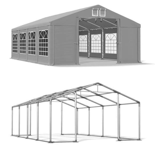 Namiot Imprezowy Całoroczny 4x8 Szary WINTER ISD Das Company
