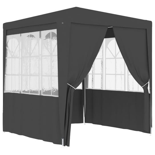 Namiot imprezowy PE 2,5x2,5x2,4m, antracytowy Zakito