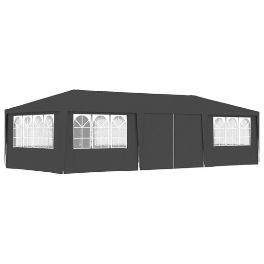 Namiot imprezowy ze ściankami VIDAXL, antracytowy, 90 g/m², 4x9 m vidaXL