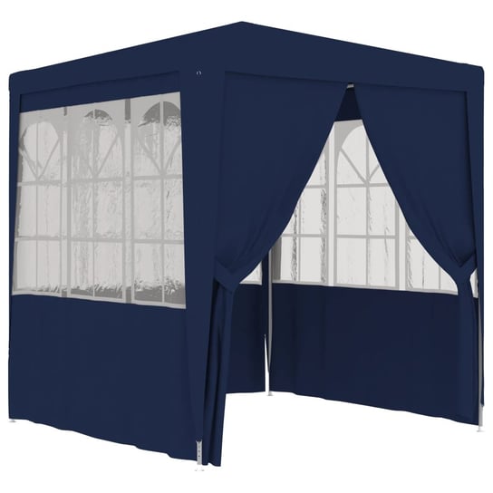 Namiot imprezowy ze ściankami VIDAXL, niebieski, 90 g/m², 2x2 m vidaXL