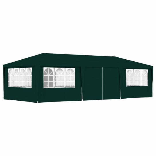 Namiot imprezowy ze ściankami VIDAXL, zielony, 90 g/m², 4x9 m vidaXL