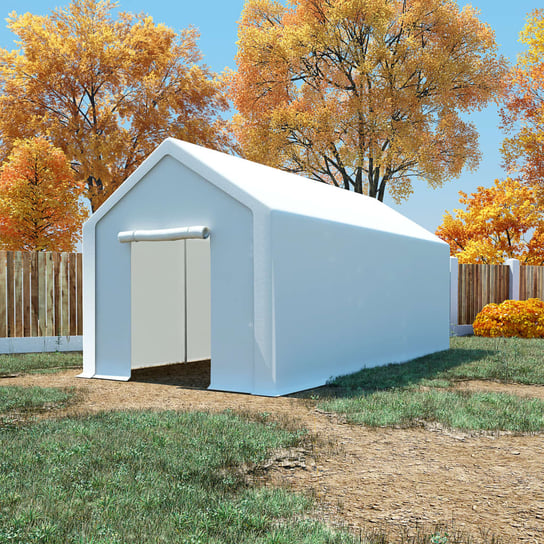 Namiot magazynowy MWGROUP, biały, 3x6 m vidaXL