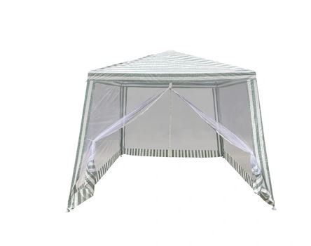 Namiot pawilon ogrodowy imprezowy handlowy altana biały 2,4X2,4m ikonka
