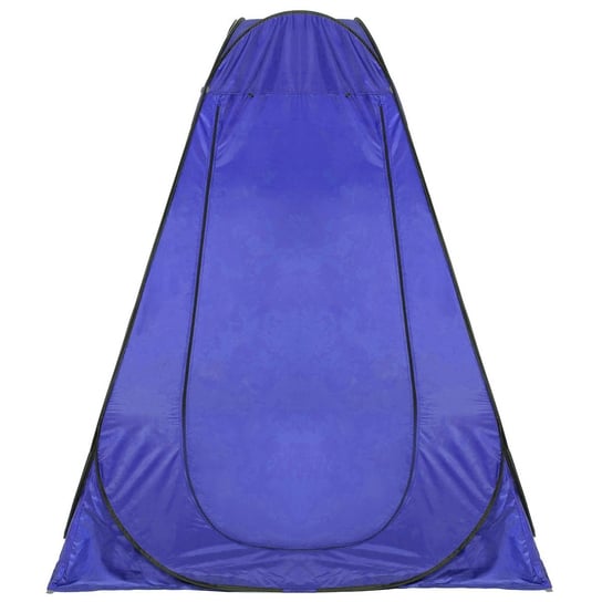 Namiot plażowy 150x150x190 cm samorozkładający mobilna przebieralnia niebieska Springos