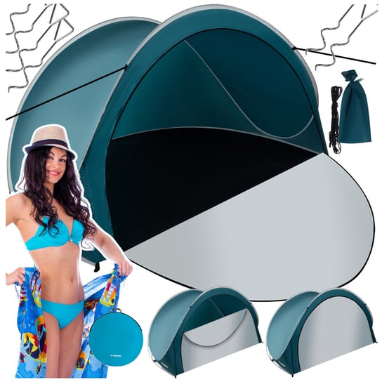 Namiot plażowy samorozkładający POP-UP, 200 x 200 x 110 cm elektrostator