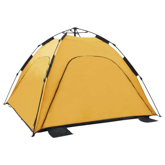 Namiot plażowy typu pop-up, 220x220x160 cm, żółty vidaXL