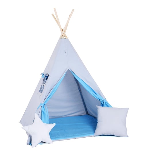 Namiot tipi dla dzieci, bawełna, okienko, poduszka, bajkowy sopelek Sówka Design