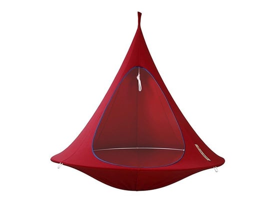 Namiot wiszący jednoosobowy CACOON Chili Red Bebo, czerwony, 150x120 cm Cacoon