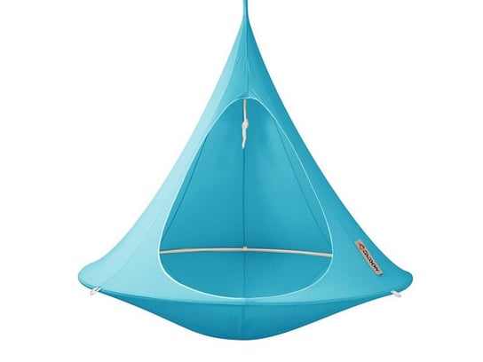 Namiot wiszący jednoosobowy CACOON Turquoise Bebo, niebieski, 150x120 cm Cacoon